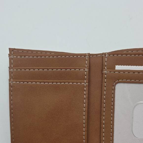 Tan Leather Wallet Los Angeles Lakers New - Picture 8 of 16